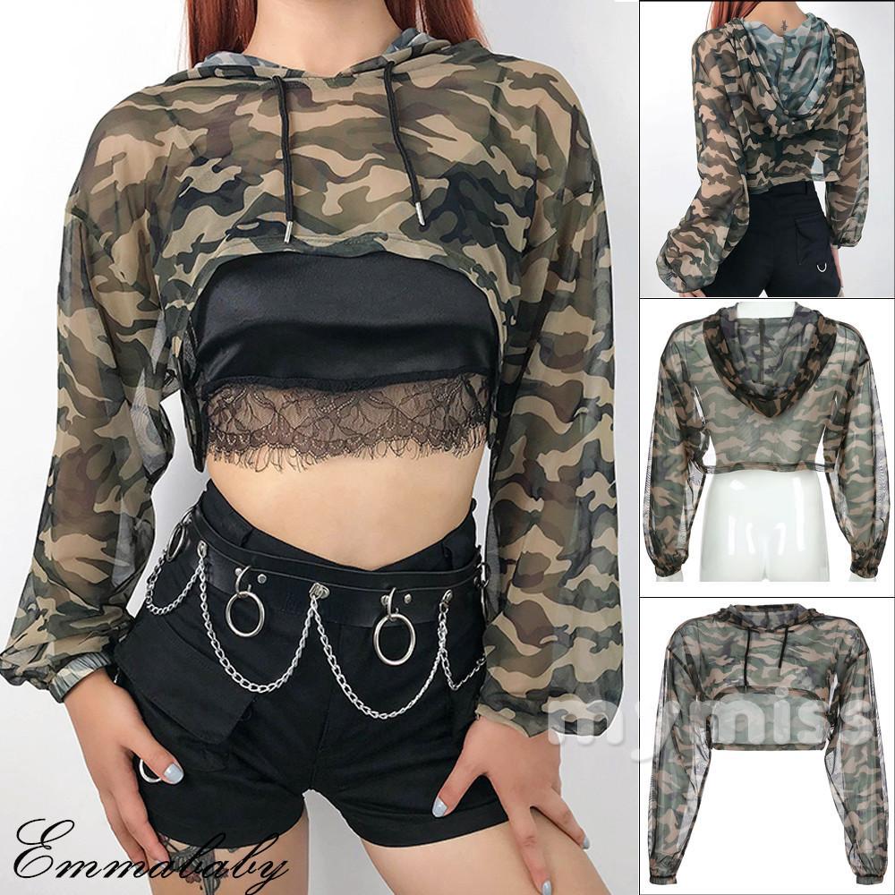 Áo lưới tau dài thiết kế dáng ngắn gợi cảm cho nữ