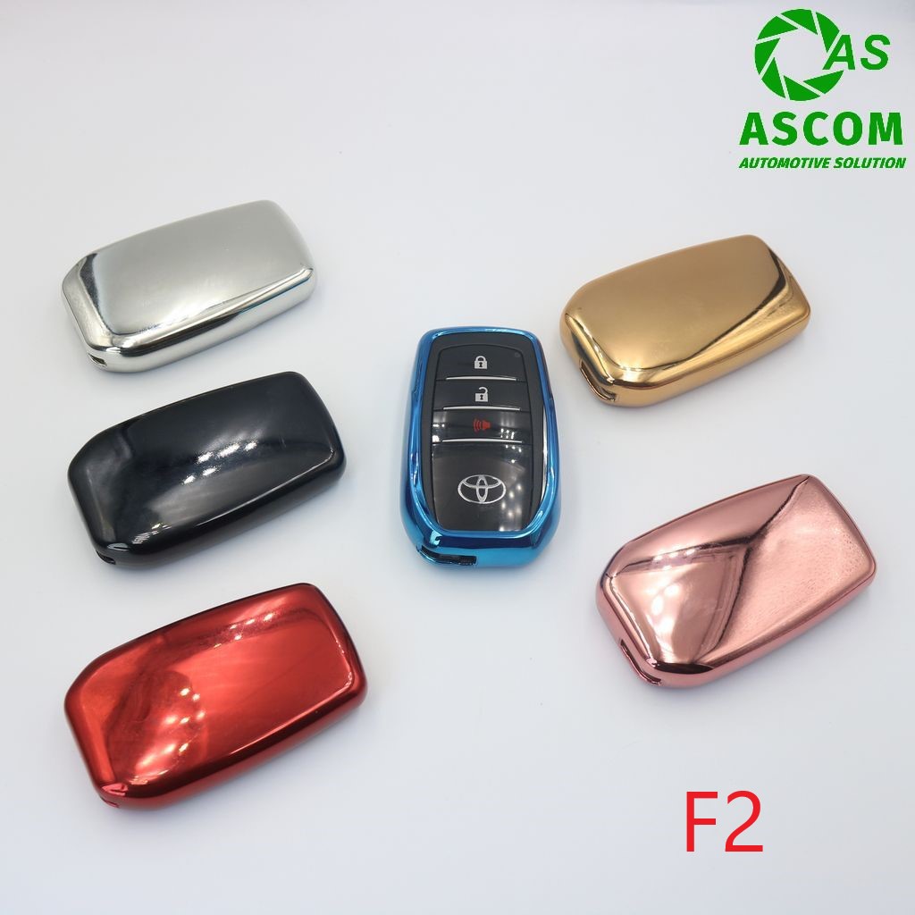 Ốp chìa khóa Toyota Ốp bảo vệ vỏ khóa Toyota Camry Innova Fortuner Hilux