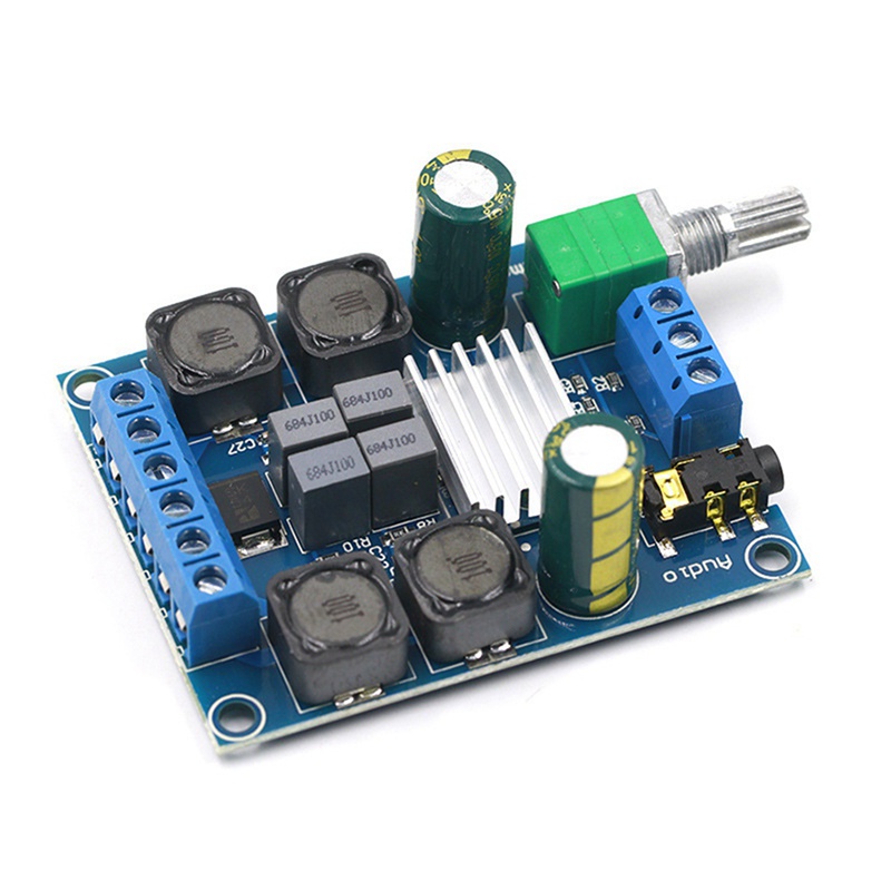 Bộ khuếch đại công suất kỹ thuật số XY-502 Mô-đun bảng mạch khuếch đại âm thanh siêu trầm 2X50W TPA3116D2 công suất cao