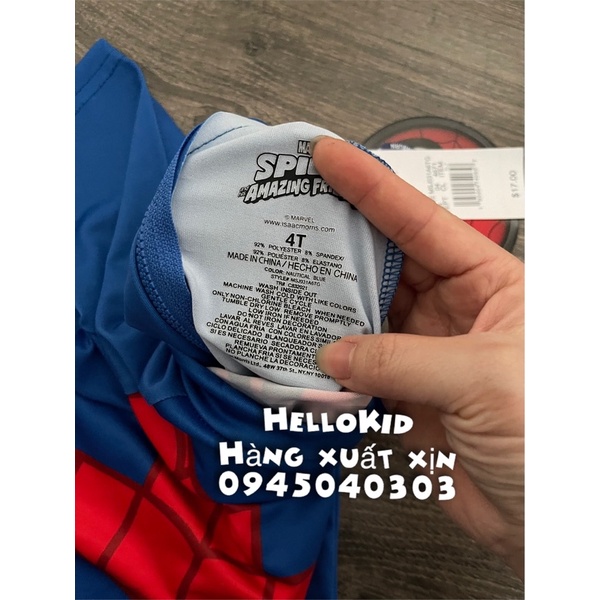 B164 - Bộ bơi liền hình nhện bé trai