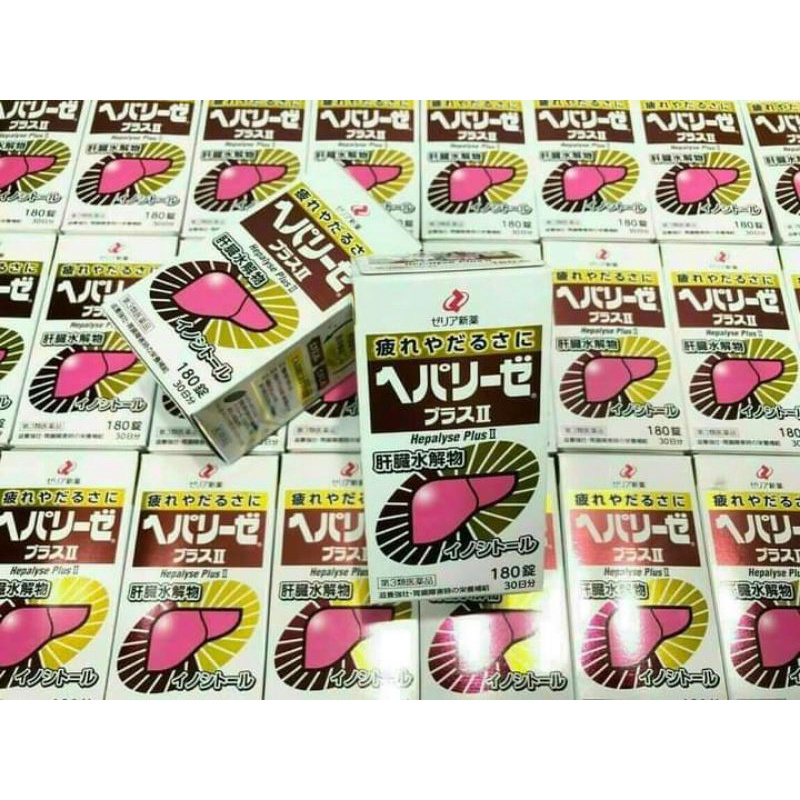 Viên Uống Bổ Gan Nhật Bản Hepalyse Plus ll 180 Viên  - Tomita