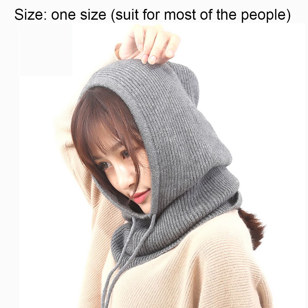 Nón len trùm đầu chắn gió giữ ấm mùa đông nhiều màu sắc