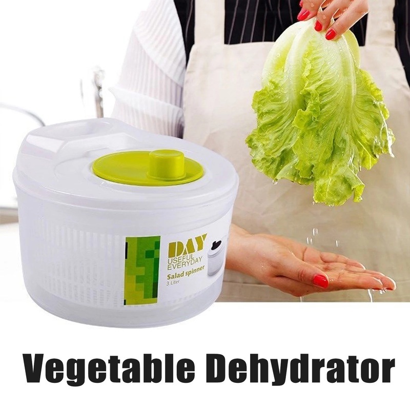 Rổ Xoay Rửa Rau Củ Quả Đa Năng Tiết Kiệm Không Gian Cho Nhà Bếp