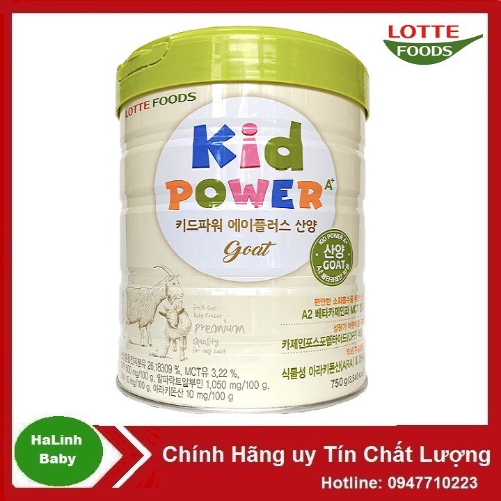 Sữa Dê Kid power 750g [Date 06/2022]