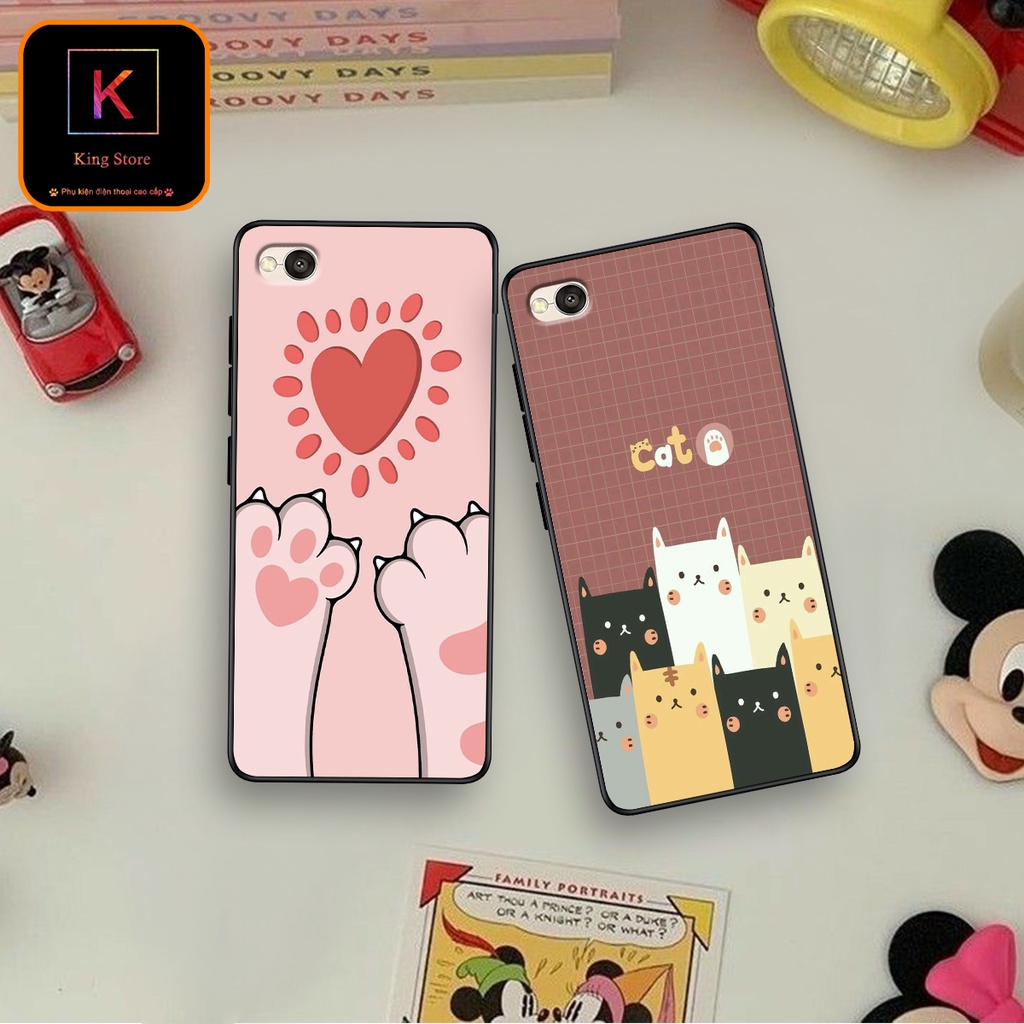 Ốp lưng Xiaomi Redmi 4 - Redmi 4A - Redmi 4X - Ốp in hình mèo con ngộ nghĩnh