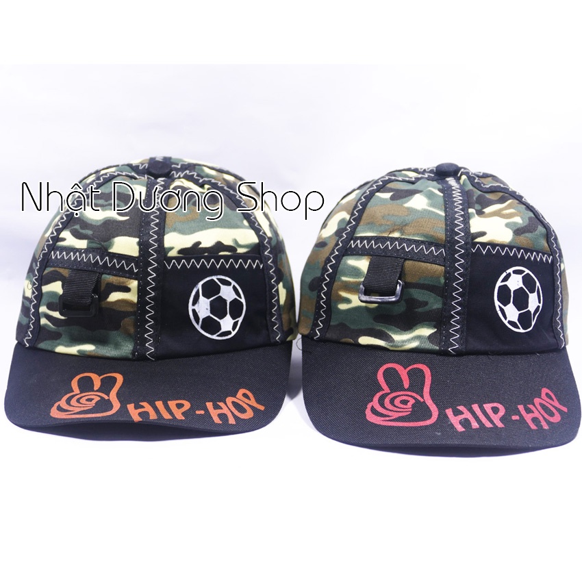 [ Hình thật ]Nón hiphop Răn ri nhí cho trẻ em- Chất liệu vải Cotton cao cấp tạo cảm giác êm ái cho bé