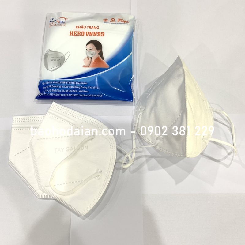 Khẩu trang Hero VNN95 (không van) Tây Sài Gòn