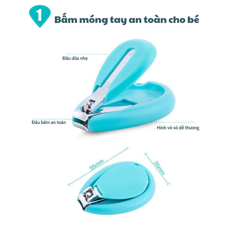 Bấm móng tay bộ 4 phụ kiện cho trẻ