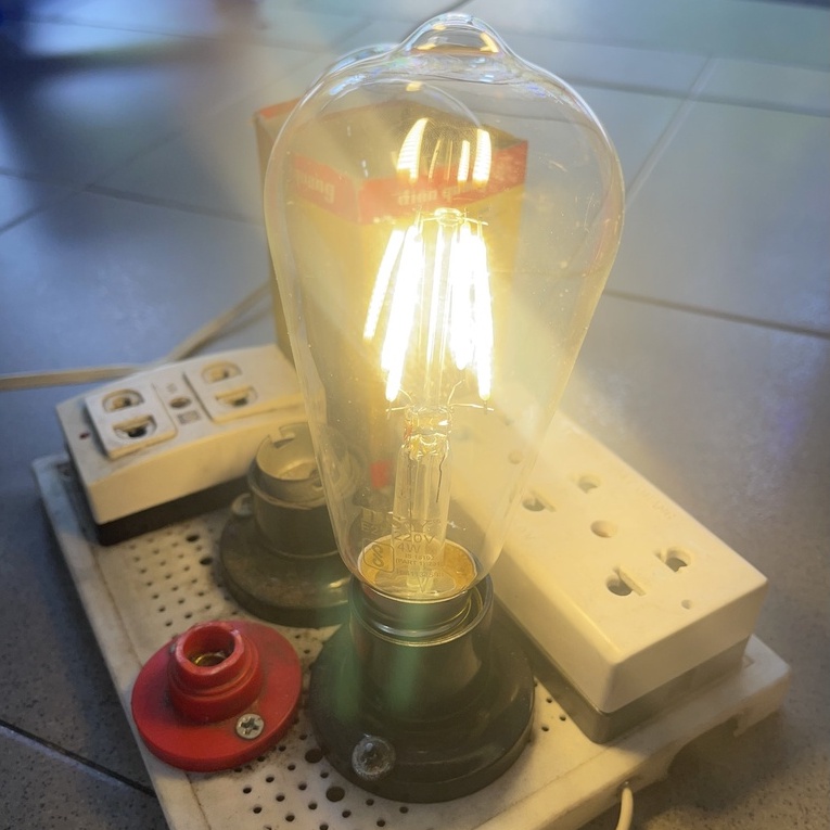 BÓNG ĐÈN LED EDISON ÁNH SÁNG VÀNG SIÊU SÁNG, SIÊU ĐẸP