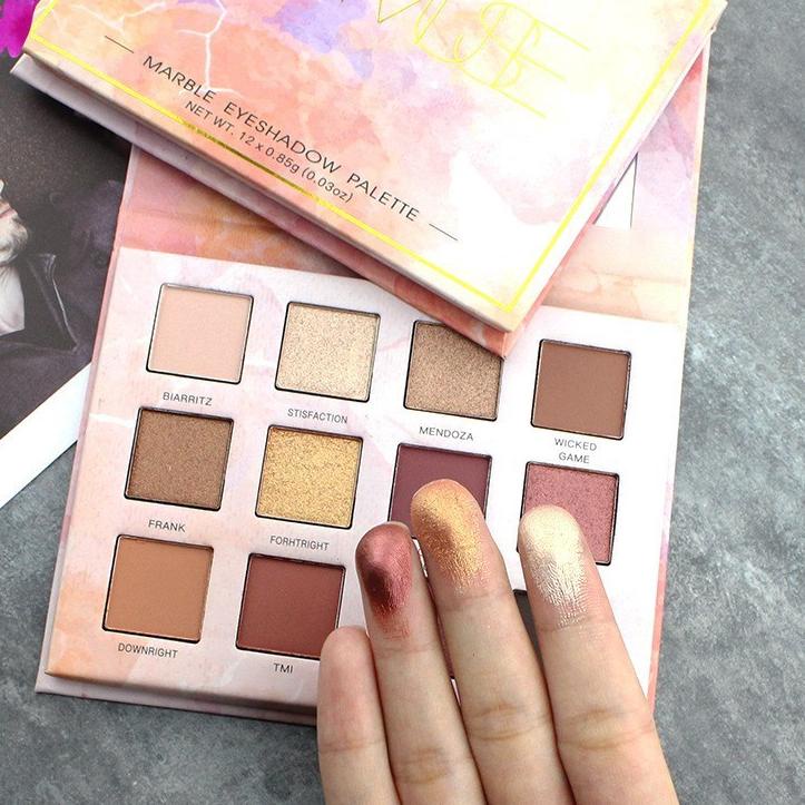 ❣Fresh Xnr33 KIMUSE 12 Màu Phấn Mắt Mắt Trang Điểm Đá Cẩm Thạch Bảng Phấn Mắt Mỹ Phẩm KS 301 / MẮT M