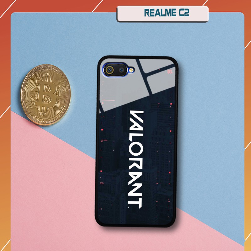 Ốp lưng kính 3D Realme C2