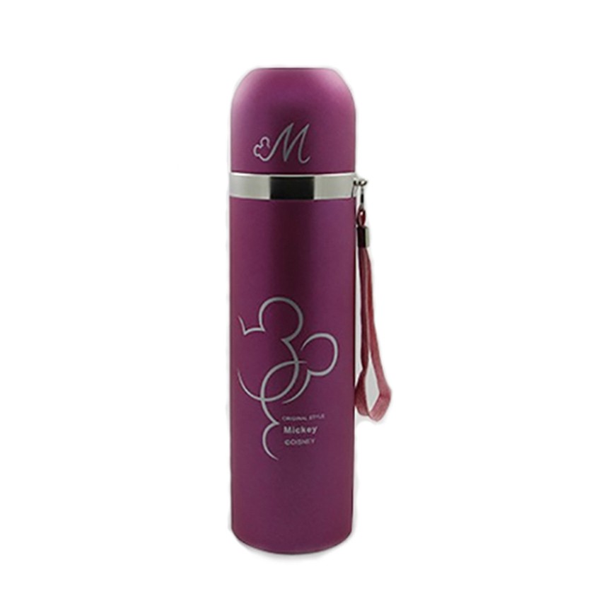Bình giữ nhiệt MuacungH2T Mickey (Hồng), giữ nòng và giữ lạnh từ 6-8 tiếng