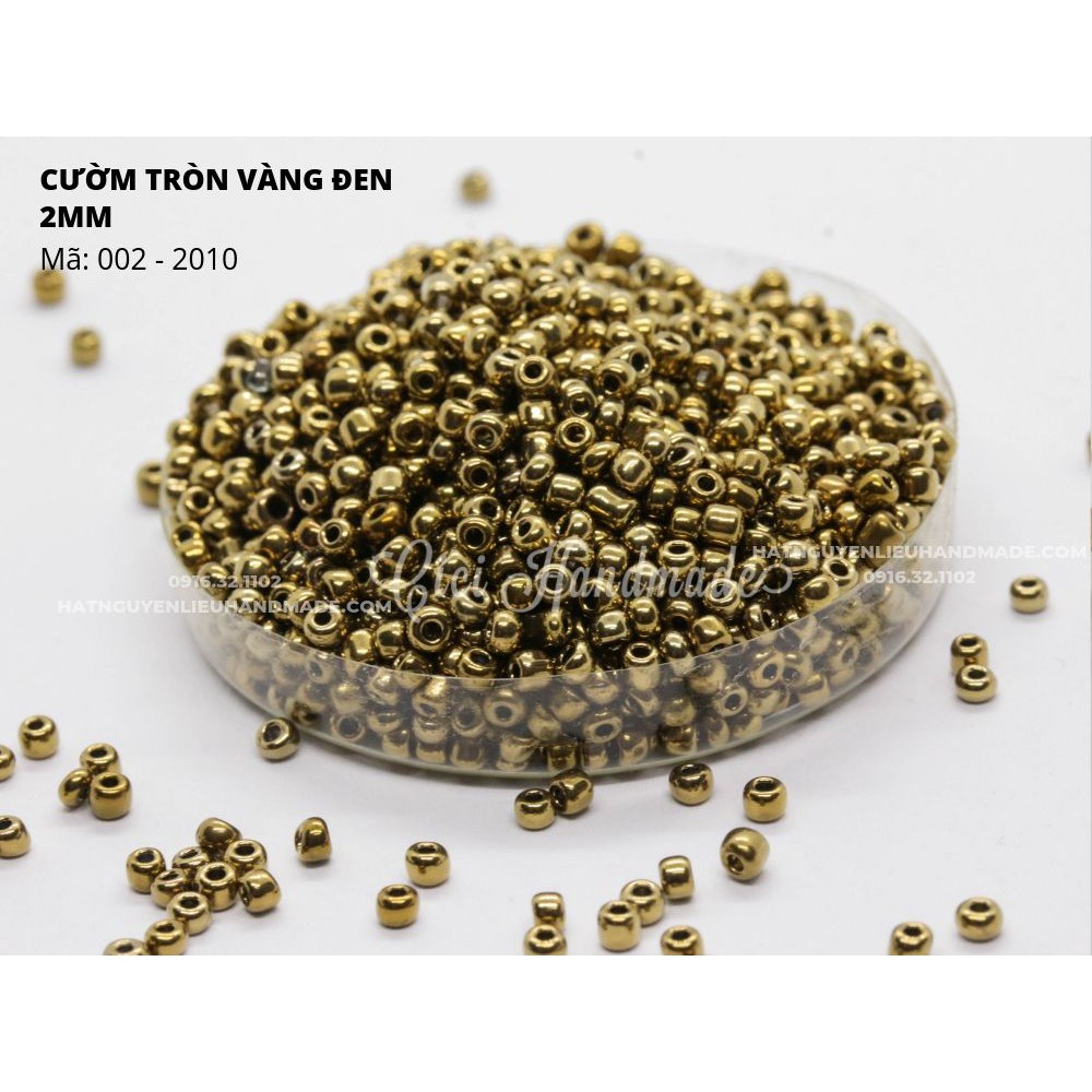 Cườm tròn siêu nhỏ 1.5mm 2mm gói nguyên 450g Cici Handmade chuyên hạt đá hạt cườm hạt đá trang sức tự làm phụ kiện DIY
