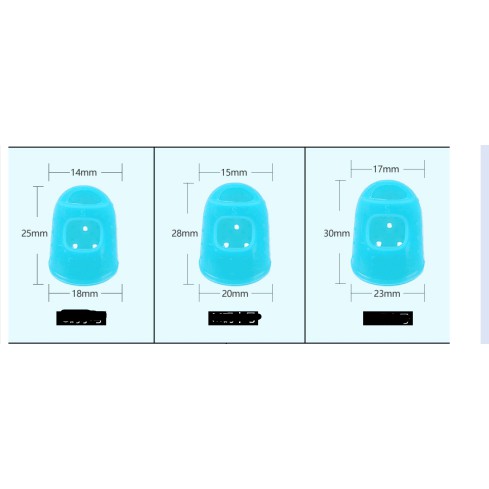 Set 4 đầu bọc bảo vệ đầu ngón tay bằng silicon khi chơi đàn guitar