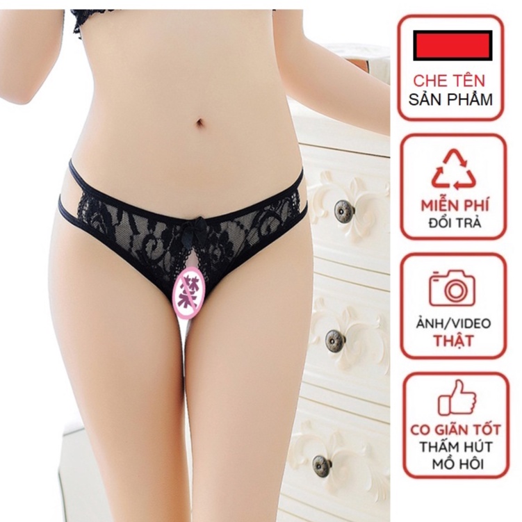 Quần Lọt Khe Xẻ Đáy Nữ Ren SEXY gợi cảm kiểu lót lọt khe C10