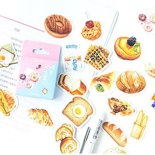 Set 46 miếng dán trang trí nhật ký dễ thương xinh xắn