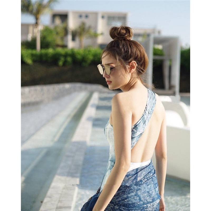 Áo tắm đeo vai chéo, áo tắm một mảnh, bikini, vải cao cấp, trang phục đi biển X06 | BigBuy360 - bigbuy360.vn