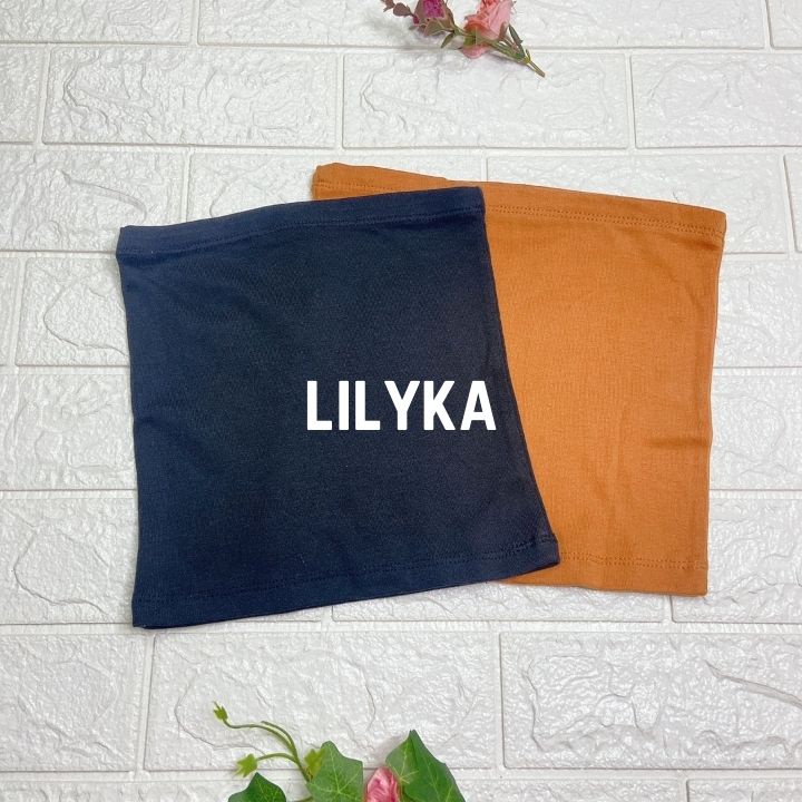Áo quây ngực croptop trơn không dây ôm sát có thun ngang phía trên chống tụt lilyka AC01 | BigBuy360 - bigbuy360.vn