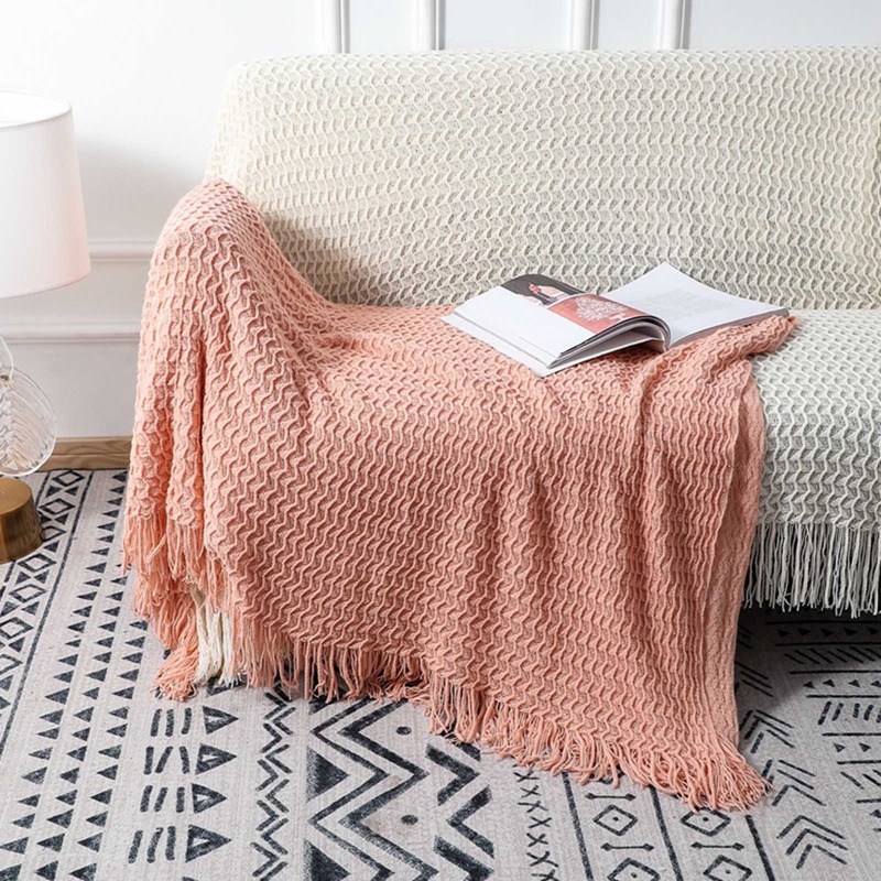Chăn Len Giữ Ấm Phù Hợp Phủ Ghế Sofa