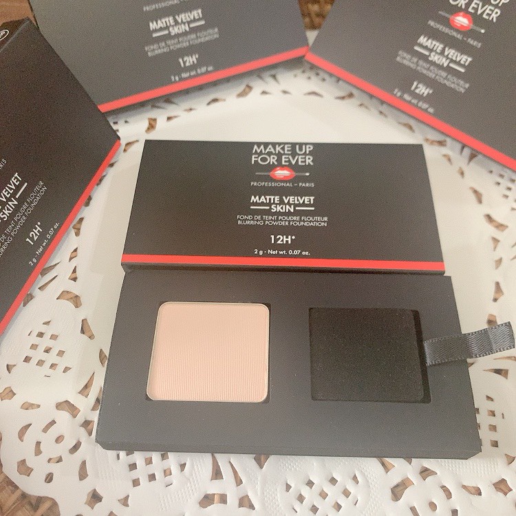 Phấn phủ ⚡️ SIÊU HOT ⚡️ Phấn nền Make Up For Ever Matte Velvet Skin Blurring Powder Foundation mini 2g