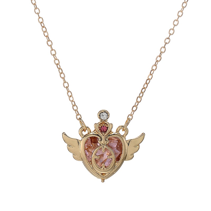 Vòng cổ Mặt Hình Thủy Thủ Mặt Trăng Đính Pha Lê Thời Trang Cho Nữ