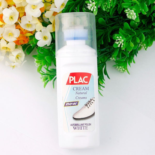 Combo 10 chai tẩy trắng giày dép túi xách PLAC - tẩy giày PLAC đầu bàn chải giá sỉ