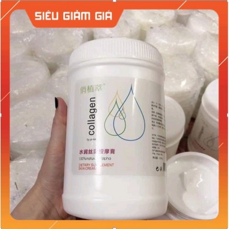 Kem Massage Collagen Hũ 1Kg. Dưỡng Ẩm, Dưỡng Trắng Da