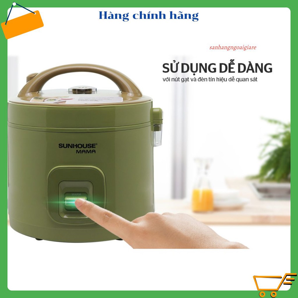 Nồi cơm điện 1.8L SUNHOUSE MAMA SHD8665G