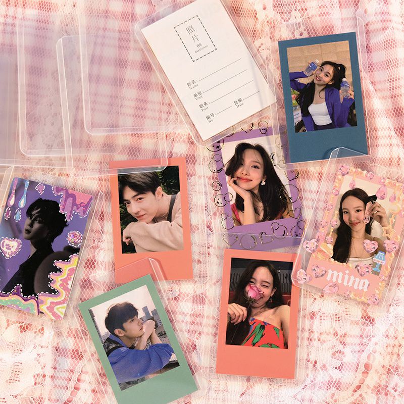 Miếng nhựa đựng card bo góc idol và card anime