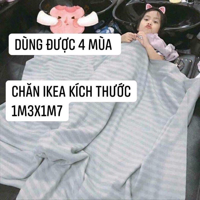 CHĂN IKEA ĐIỀU HOÀ DÙNG ĐƯỢC 4 MÙA, CHĂN ĐIỀU HOÀ CHO BÉ ĐI HỌC