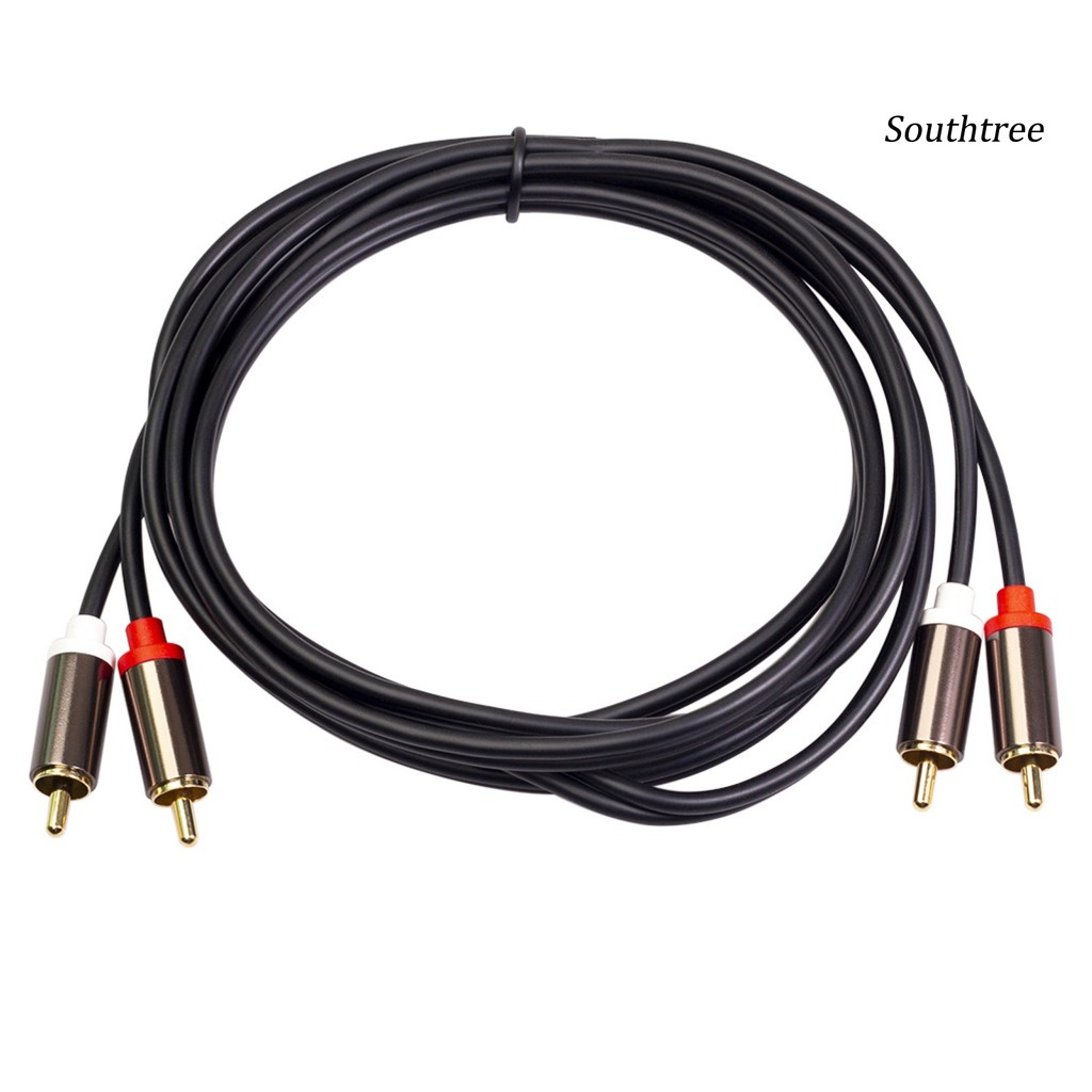 Dây Cáp Âm Thanh Mạ Vàng 2rca Sang 2 Rca Dài 3 / 2 / 1m