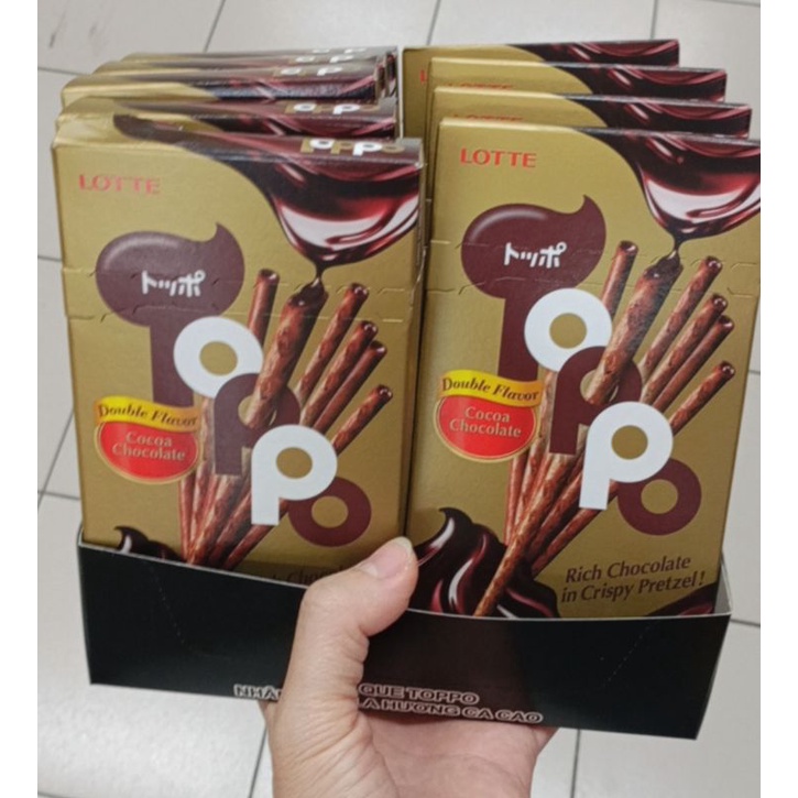 BÁNH QUE TOPPO SOCOLA CÁC LOẠI 40G