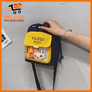 Túi vải canvas đeo chéo mini phong cách Hàn Quốc xinh xắn dành cho nữ TCMN02