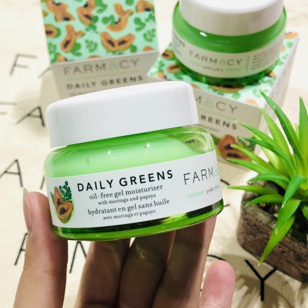 Kem dưỡng ẩm FARMACY Daily Greens Oil-Free Gel Moisturizer with Moringa and Papaya 50ml