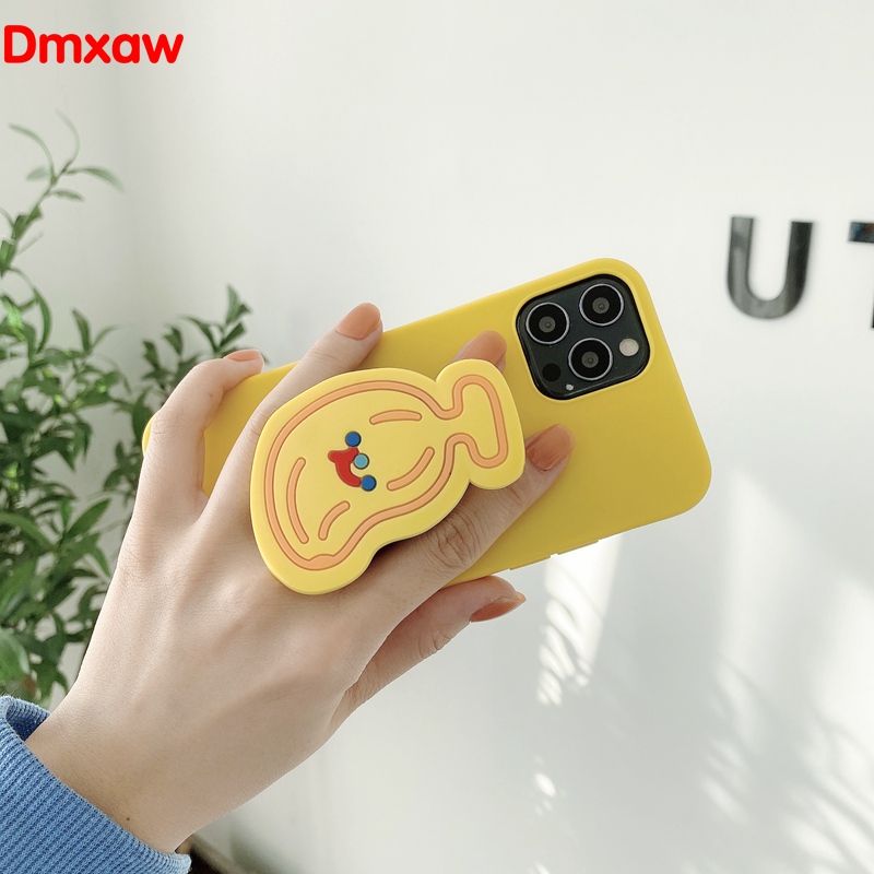 Ốp Lưng Silicone Có Giá Đỡ Hình Trái Cây Dễ Thương Cho Samsung Galaxy A10 M10 A20S A30S A50S A50 A20 A30 A10S A70