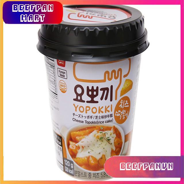 [FREESHIP]Bánh gạo tokbokki Yopokki vị phô mai ly 120g| TẶNG MÃ GIẢM GIÁ| GIA VỊ NẤU ĂN| GIA VỊ NÊM NẾM| SỐT HÀN QUỐC