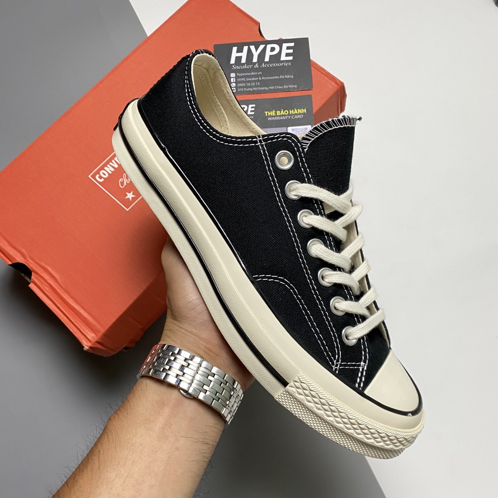 Giày Converse 1970 Low Black  - Hype Sneaker | Phiên bản 1:1 chuẩn.