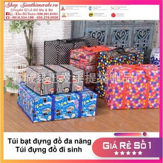 Túi bạt dứa đựng đồ đi sinh, chăn màn, quần áo cỡ lớn