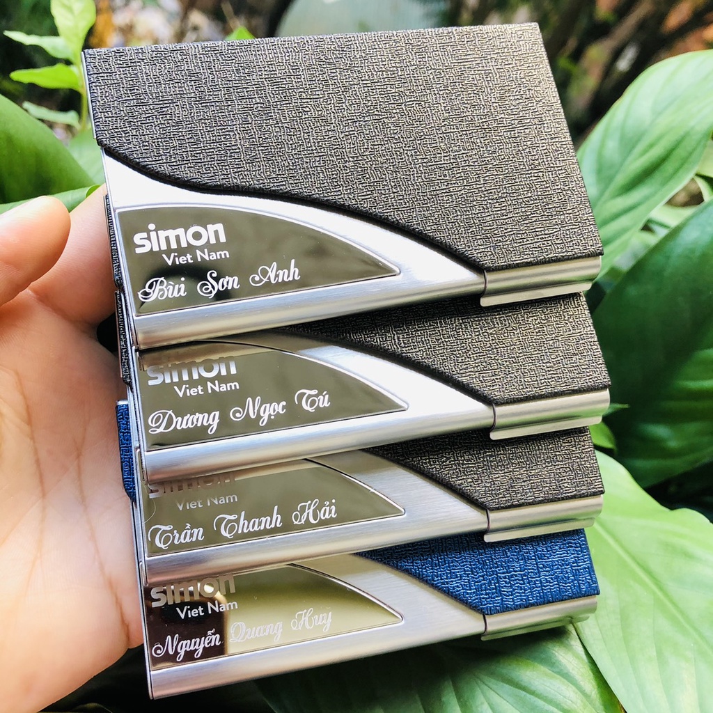 Hộp đựng name card bán chạy nhất hà nội, khắc tên lên hộp card lấy ngay giá rẻ