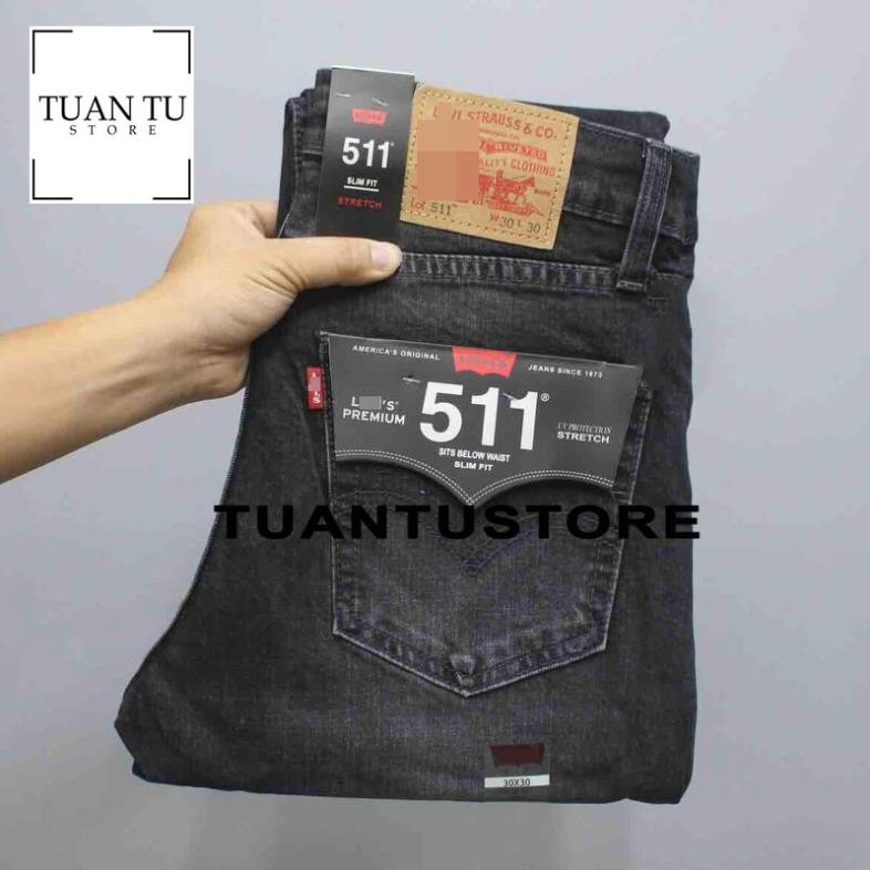 Quần Jeans Levis 511 xám Made in cambodia T02 !