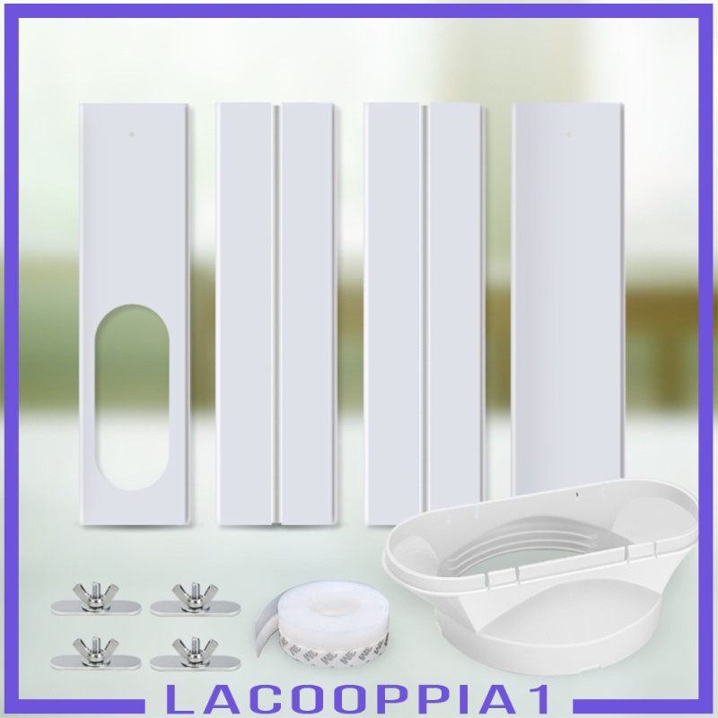 [LACOOPPIA1] Air Conditioner Window Kit with Coupler Universal