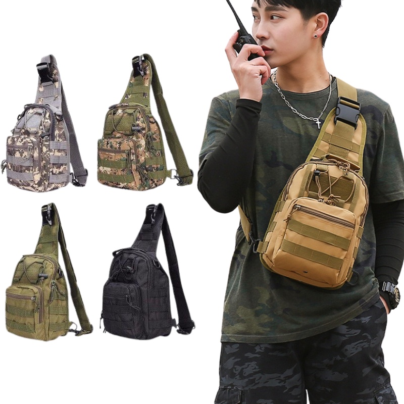 Túi đeo chéo nam Army, túi đeo hông chiến thuật đi học du lịch đi phượt