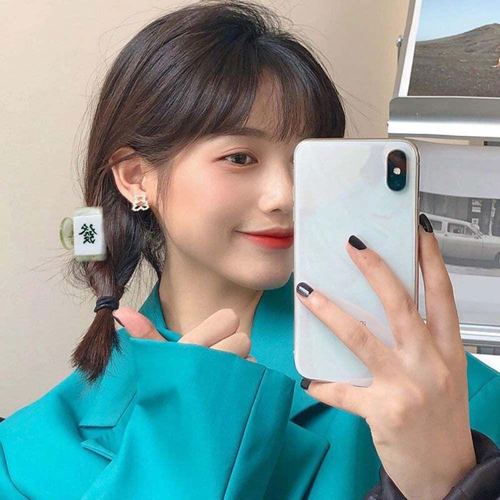 Kẹp Tóc Móng Vuốt Mini Họa Tiết Hoạt Hình Phong Cách Cổ Điển Thời Trang Cho Nữ