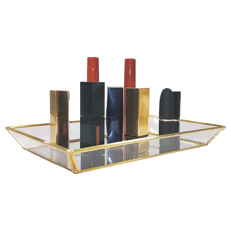 Flgo Khay Thủy Tinh Hình Chữ Nhật Đựng Đồ Trang Sức Cho Phòng Tắm