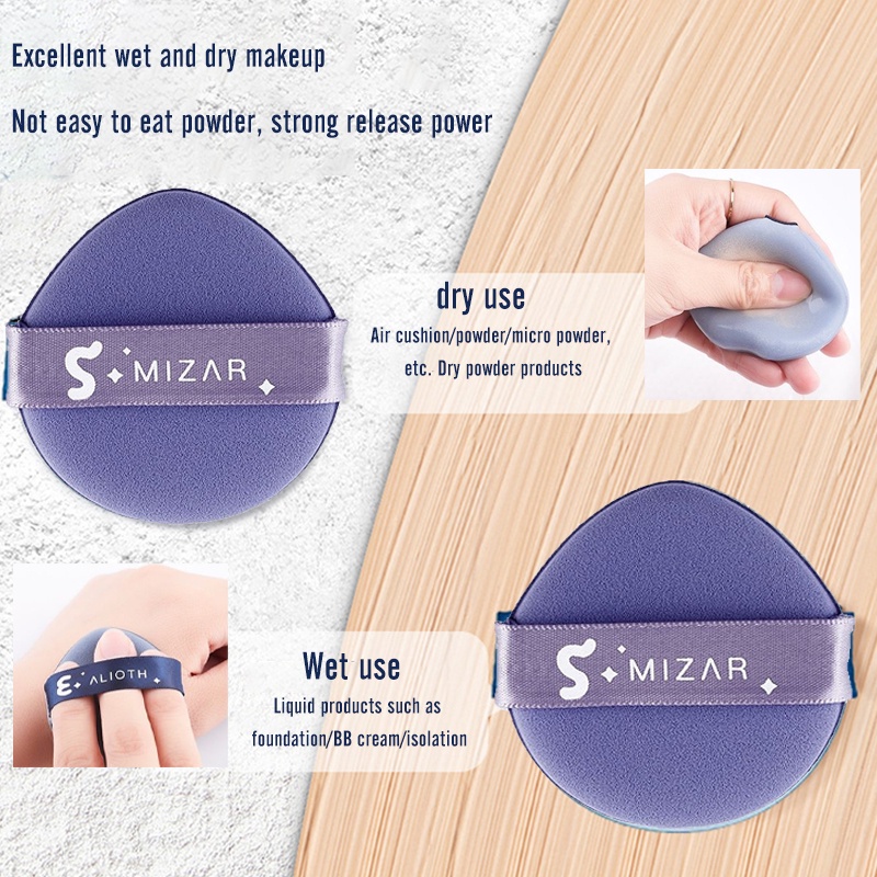 Set 7 Mút Trang Điểm Siêu Mềm Có Thể Giặt Tiện Dụng