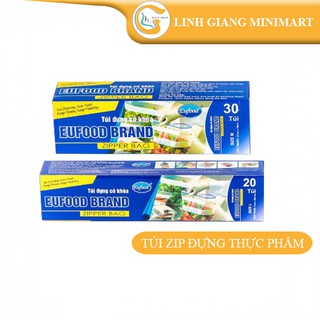 Túi zipper hiệu eufood hàng chính hãng