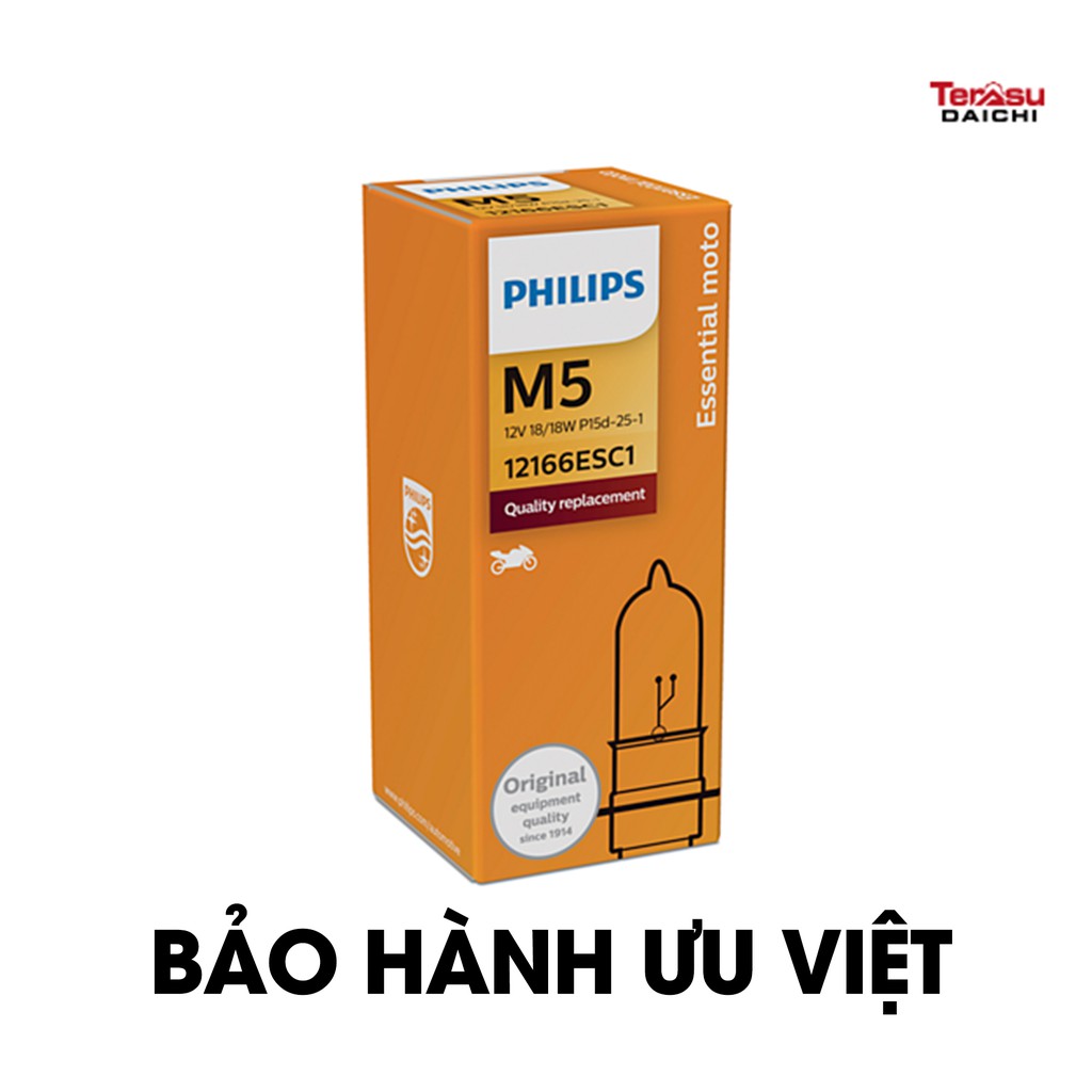 Bóng Đèn Xe Máy Siêu Sáng M5121166ESC1 12v 18W Vàng Tiêu Chuẩn