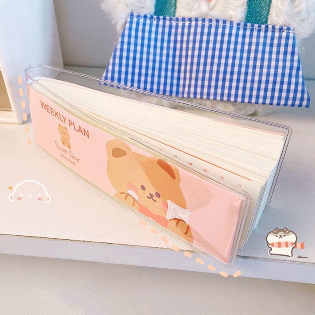 Sổ Kế Hoạch Hàng Tuần Họa Tiết Hoạt Hình Dễ Thương Dùng Làm Quà Tặng Cho Bé / Văn Phòng
