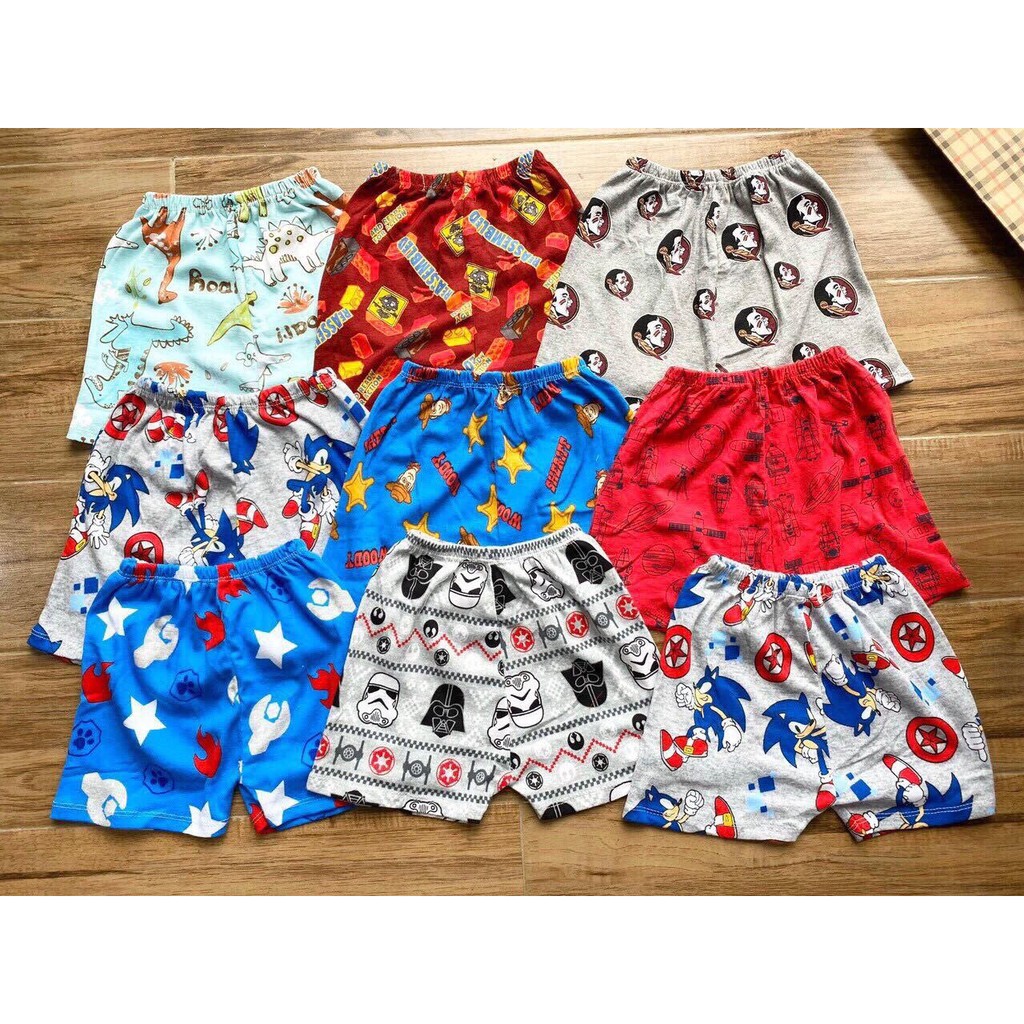 combo 2 Quần bozip xuất dư cho bé 7-16kg