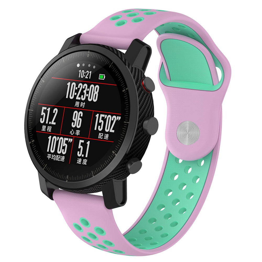 Dây đeo silicone 22mm có thể điều chỉnh cho đồng hồ Huawei Gt 2 Pro / Honor Gs Pro / Gtr 2 / Amazfit Gtr 2e
